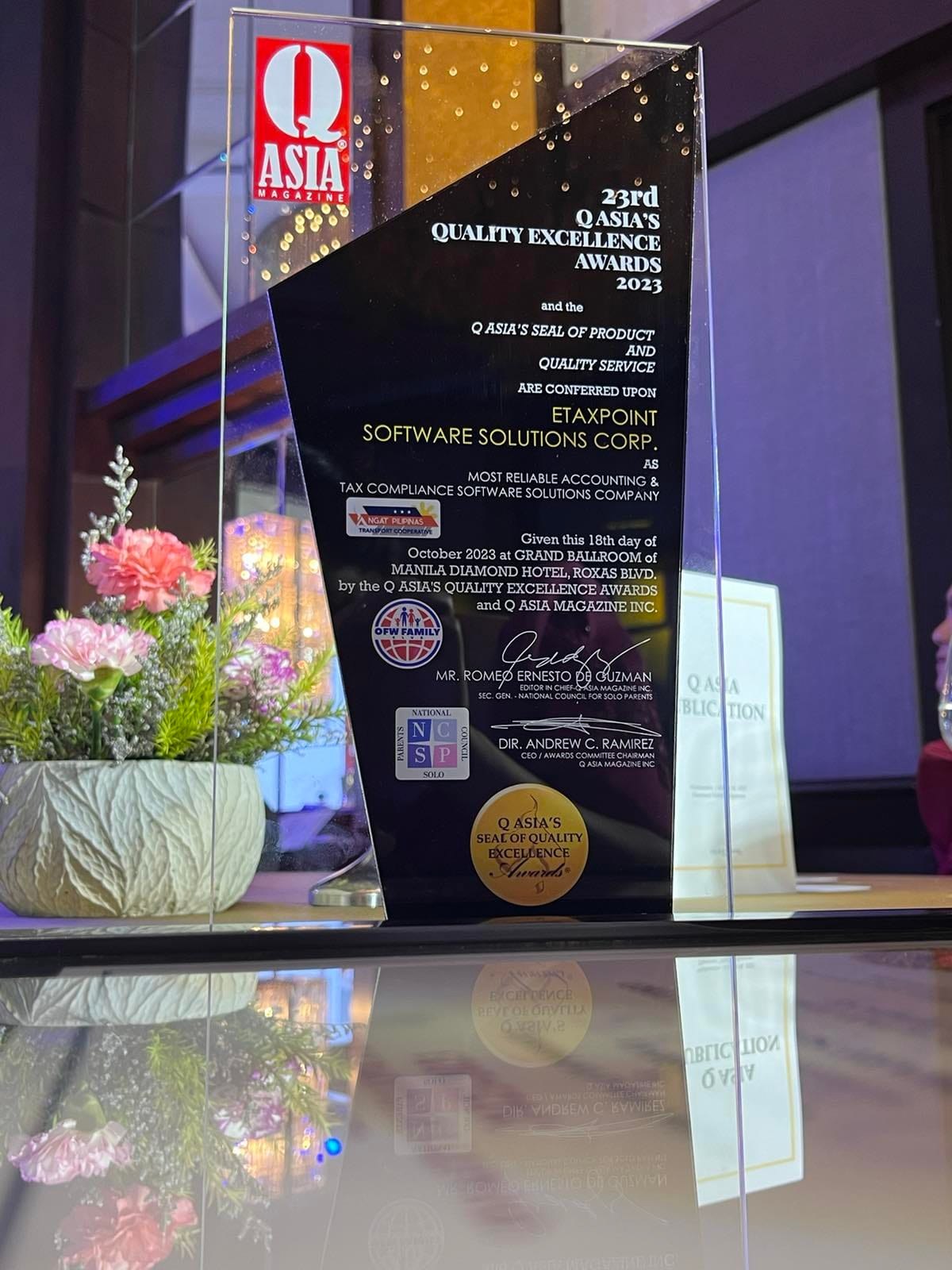 Q Asia’s Quality Excellence Awards